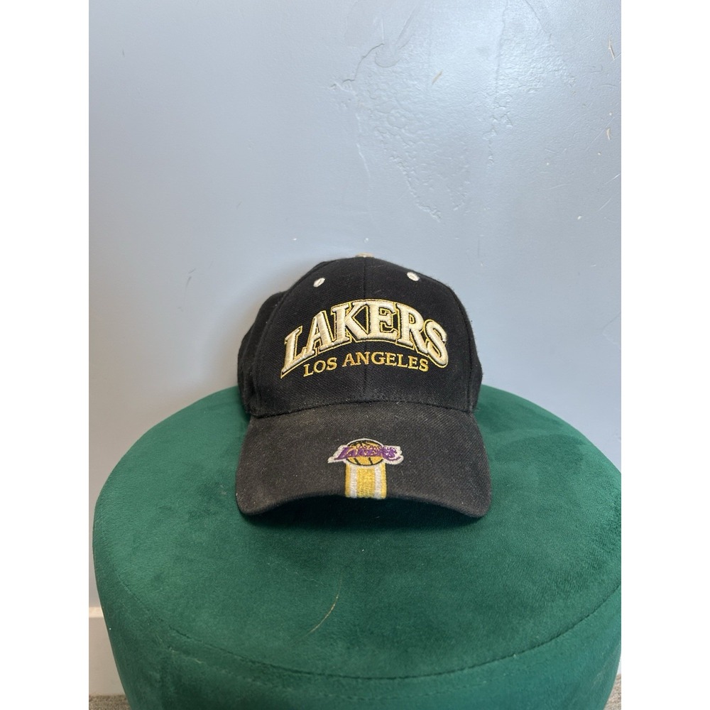 Vintage Twin Enterprises NBA Los Angeles Lakers Wool Blend Snapback Hat - OS